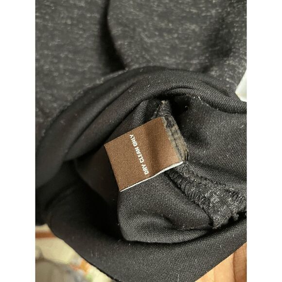 Adrienne Vittadini Womens Tunic Long Sleeve Mini Dress Black Mable Sz 8 - Picture 8 of 9